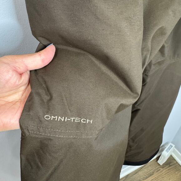 Columbia Mens Winter Snowboard Ski Pants Brown Omni Tech Outdoor Sz L - Picture 8 of 12